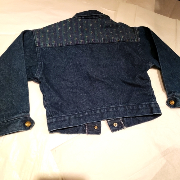 New Genuine Kids OshKosh'Bgosh Navy Denim Jean Jacket NWOT Toddler Girl USA - Picture 3 of 11